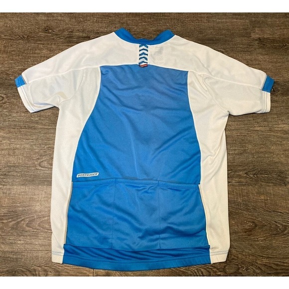 Bontrager Semi-Fitted Cycling Short Sleeve Shirt Profila Moisture Wicking Blue M - Picture 7 of 8